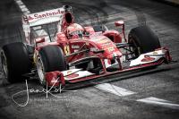 sportfotografie Ferrari F1 auto in actie