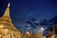 Shwedagon Pagoda in Yangon Myanmar